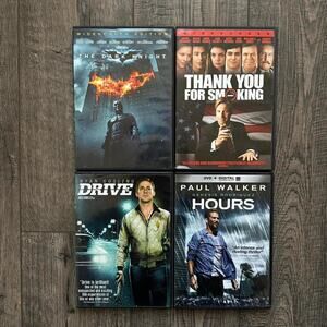 Batman Dark Knight Drive Thank You for Smoking Hours Action DVD Lot Movie Bundle